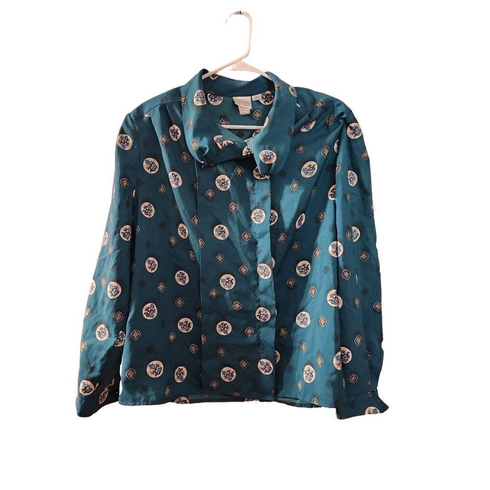 Pykettes size 20 blouse green